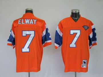 John Elway Denver Broncos orange Throwback jersey