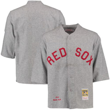 Babe Ruth Boston Red Sox grey Throwback jersey