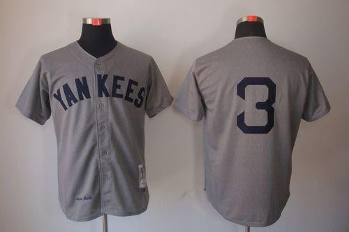 Babe Ruth New York Yankees grey Throwback jersey