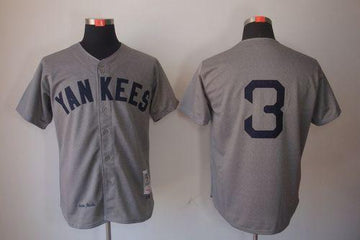 Babe Ruth New York Yankees grey Throwback jersey