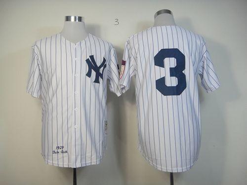 Babe Ruth New York Yankees white Throwback jersey