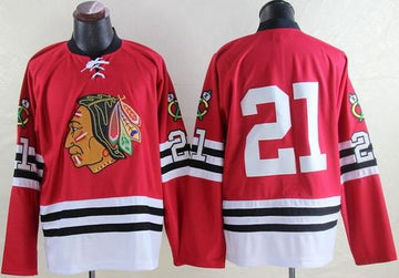 Chicago Blackhawks red Throwback jersey