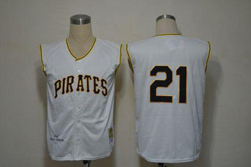 Roberto Clemente Pittsburgh Pirates white jersey