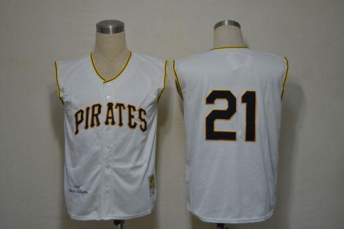 Roberto Clemente Pittsburgh Pirates white jersey