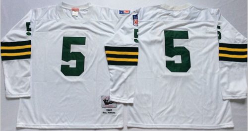 Paul Hornung Green Bay Packers white Throwback jersey