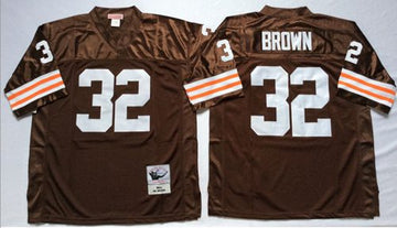 Jim Brown Cleveland Browns brown Throwback jersey