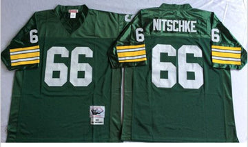 Ray Nitschke Green Bay Packers green Throwback jersey