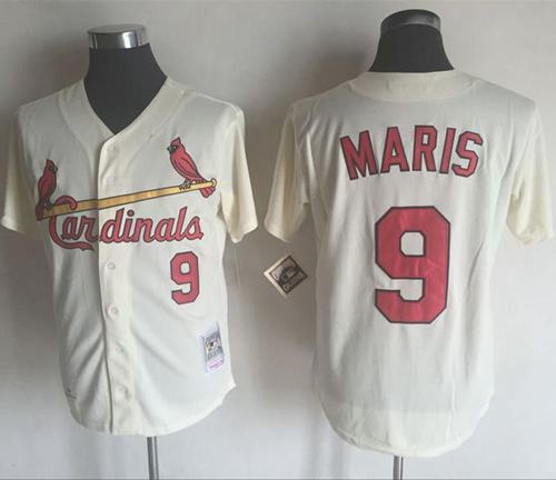 Roger Maris St. Louis Cardinals cream Throwback jersey