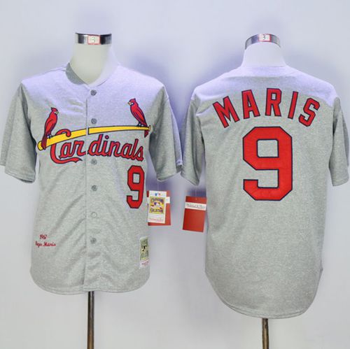 Roger Maris St. Louis Cardinals grey Throwback jersey