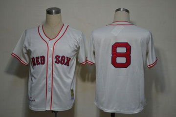 Carl Yastrzemski Boston Red Sox cream Throwback jersey