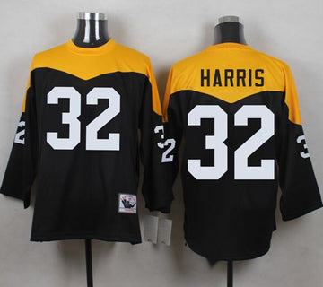 Franco Harris Black-Yelllow Pittsburgh Steelers Throwback jersey