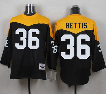 Jerome Bettis Black-Yelllow Pittsburgh Steelers Throwback jersey