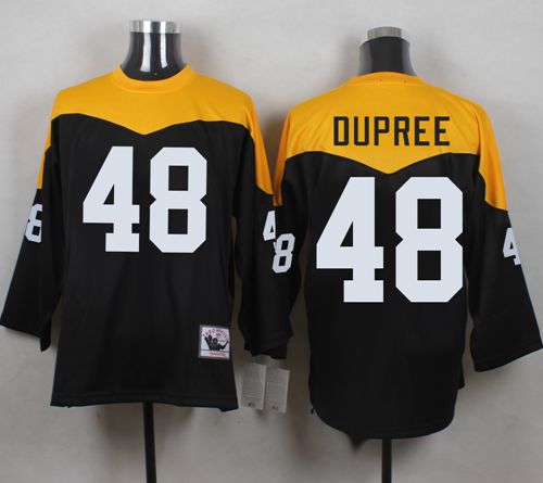 Bud Dupree Black-Yelllow Pittsburgh Steelers Throwback jersey