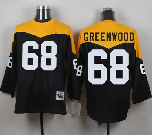LC Greenwood Black-Yelllow Pittsburgh Steelers Throwback jersey