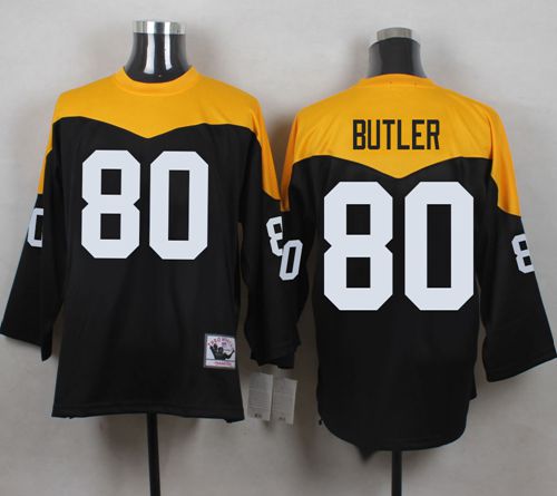 Jack Butler Black-Yelllow Pittsburgh Steelers Throwback jersey