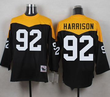 James Harrison Black-Yelllow Pittsburgh Steelers Throwback jersey