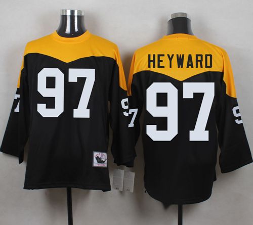 Cameron Heyward Black-Yelllow Pittsburgh Steelers Throwback jersey