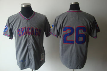 Billy Williams Chicago Cubs grey Throwback jersey