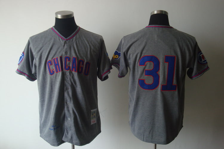 Fergie Jenkins Chicago Cubs grey Throwback jersey