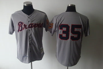 Phil Niekro Atlanta Braves grey jersey
