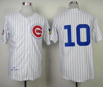 Ron Santo Chicago Cubs white Throwback jersey