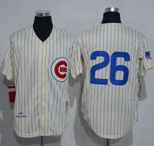 Billy Williams Chicago Cubs cream Throwback jersey