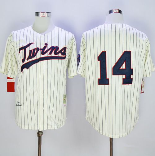 Kent Hrbek Minnesota Twins cream Throwback jersey