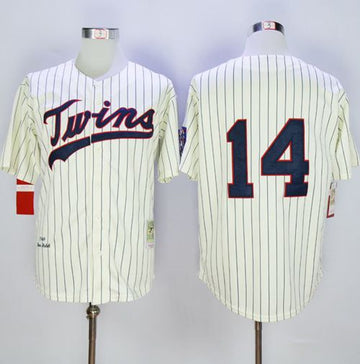 Kent Hrbek Minnesota Twins cream Throwback jersey