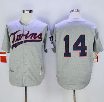 Kent Hrbek Minnesota Twins grey Throwback jersey
