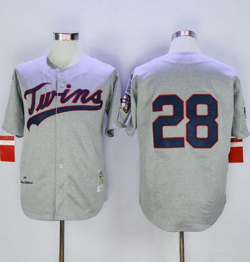 Bert Blyleven Minnesota Twins grey Throwback jersey