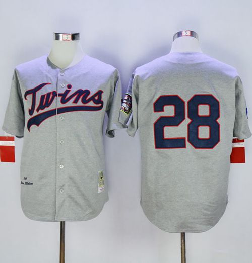 Bert Blyleven Minnesota Twins grey Throwback jersey