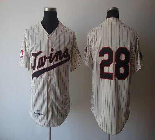 Bert Blyleven Minnesota Twins cream Throwback jersey