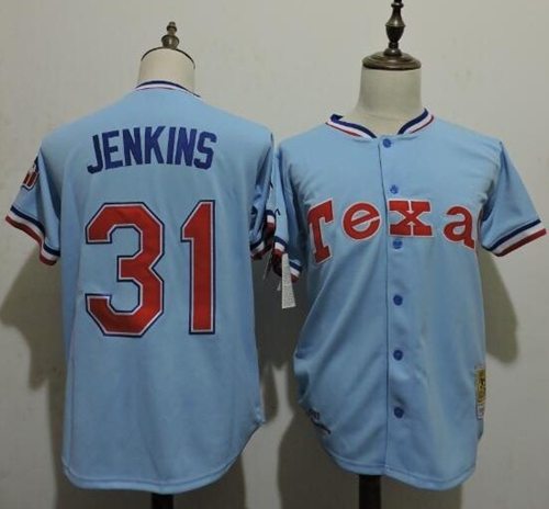 Ferguson Jenkins Texas Rangers blue Throwback jersey