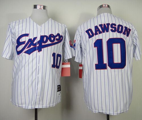 Andre Dawson Washington Nationals white Throwback jersey