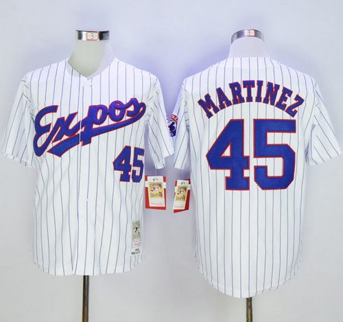 Pedro Martinez Washington Nationals white Throwback jersey