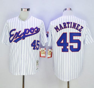 Pedro Martinez Washington Nationals white Throwback jersey