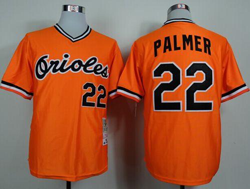 Jim Palmer Baltimore Orioles orange Throwback jersey