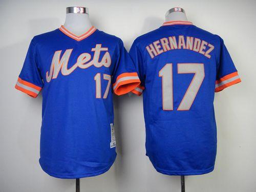 Keith Hernandez New York Mets blue Throwback jersey