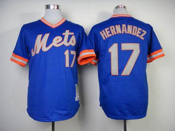 Keith Hernandez New York Mets blue Throwback jersey