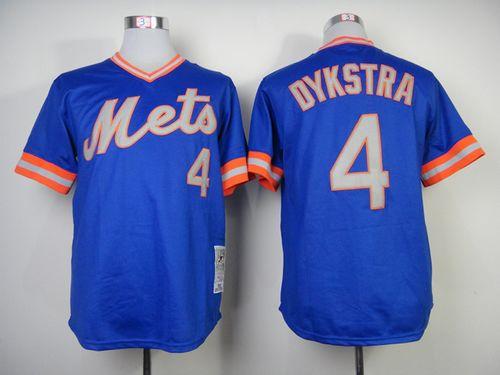 Lenny Dykstra New York Mets blue Throwback jersey