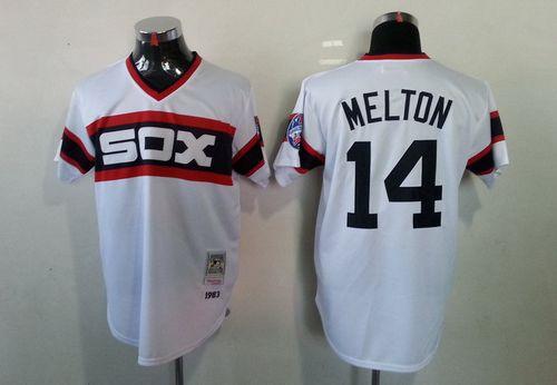Bill Melton Chicago White Sox white Throwback jersey