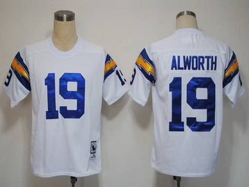 Lance Alworth Los Angeles Chargers white jersey