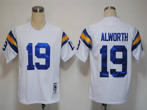 Lance Alworth Los Angeles Chargers white jersey