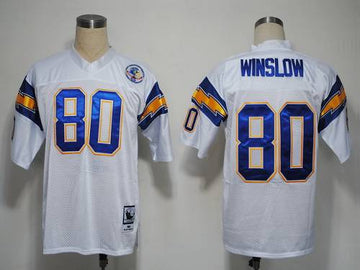 Kellen Winslow Los Angeles Chargers white jersey