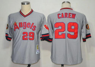Los Angeles Angels grey Throwback jersey