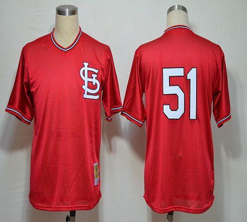 Willie McGee St. Louis Cardinals red jersey