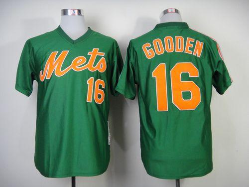 Dwight Gooden New York Mets green Throwback jersey