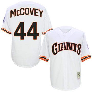 Willie McCovey San Francisco Giants white jersey