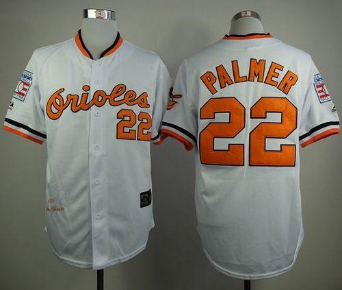 Jim Palmer Baltimore Orioles white Throwback jersey