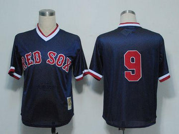 Ted Williams Boston Red Sox blue Throwback jersey